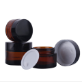 20ml/30ml/50ml round cosmetic amber glass jar